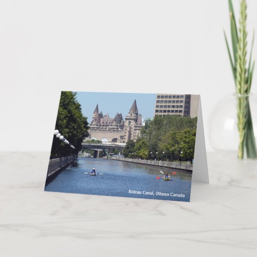 Het Kanaal van Rideau Kaart (Voorkant)