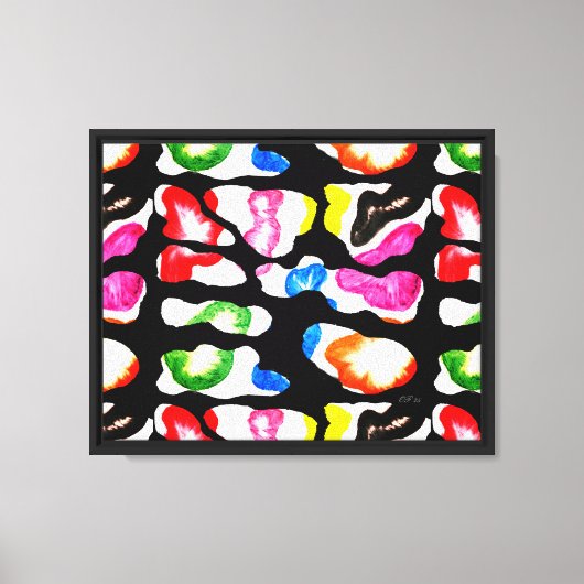 Het Kandi-experiment in pasteltinten Canvas Afdruk (Voorkant)