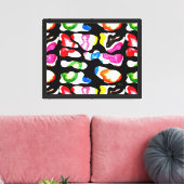 Het Kandi-experiment in pasteltinten Canvas Afdruk (Insitu (Woonkamer))