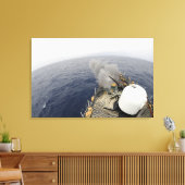 Het kanon MK-75 76 mm Canvas Afdruk (Insitu (Woonkamer))