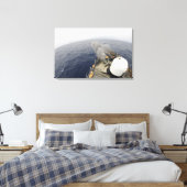 Het kanon MK-75 76 mm Canvas Afdruk (Insitu (Slaapkamer))