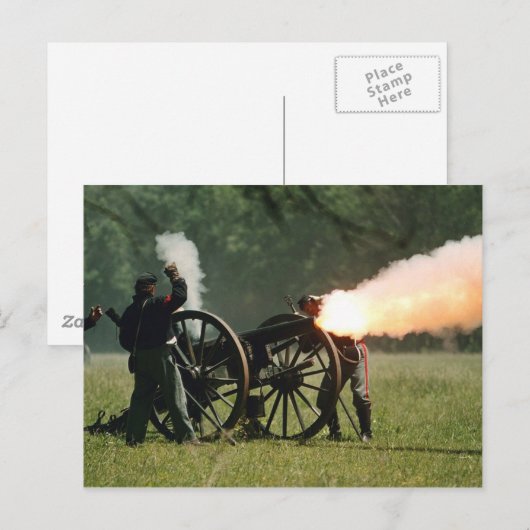 Het Kanon van de Burgeroorlog Briefkaart (Voorkant / Achterkant)