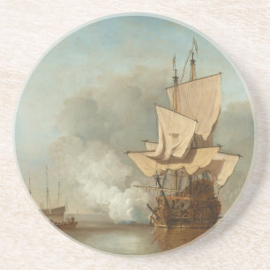 Het kanon wordt door Willem van de Velde in de Jon Zandsteen Onderzetter