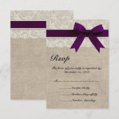 Het Kant en de Jute van het ivoor kijken de Kaart (Voorkant / Achterkant)