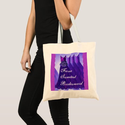 Het Kant van de Naam van de Douane van het Tote Bag (Voorkant (product))