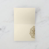 Het Kant van Mehndi (dank u Nota) Bedankkaart (Binnen)