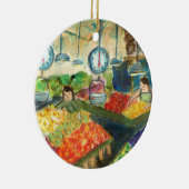 Het kantelen van de sierbloem (Pike Place Seattle) Keramisch Ornament (Rechts)