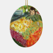 Het kantelen van de sierbloem (Pike Place Seattle) Keramisch Ornament (Rechts)