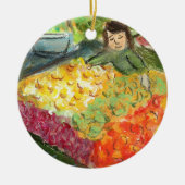 Het kantelen van de sierbloem (Pike Place Seattle) Keramisch Ornament (Voorkant)