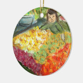 Het kantelen van de sierbloem (Pike Place Seattle) Keramisch Ornament (Links)