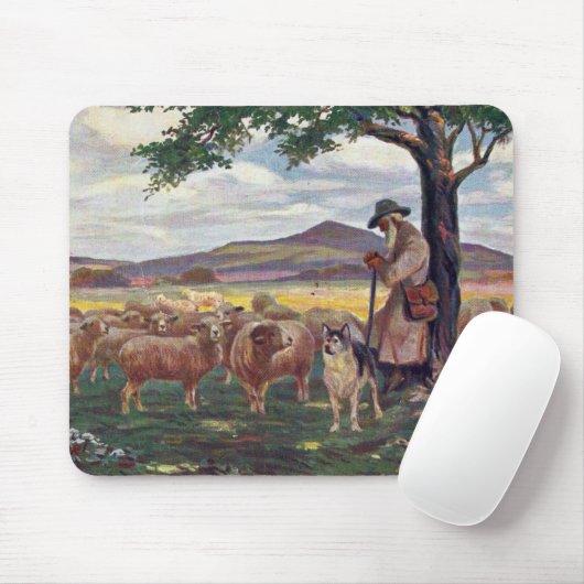 Het kantelen van de Vintage Muismat (Met muis)