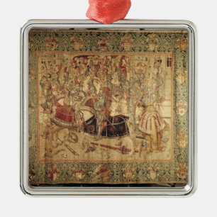 Het kantelmobilie metalen ornament