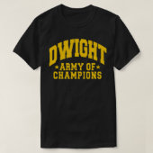 Het Kantoor Dwight Army (Champions) T-shirt (Design voorkant)