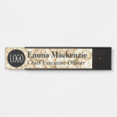 Het Kantoor van de Logo markeerteken van de deur Deurbordje (Voorkant)