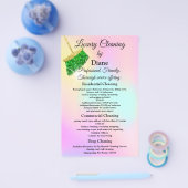 Het Kantoor van het het Huis van de schoonmaakdien Flyer (Enkel)