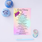 Het Kantoor van het Huis van de schoonmaakdienst h Flyer (Enkel)