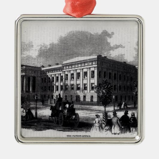 Het Kantoor van het octrooi Metalen Ornament (Voorkant)