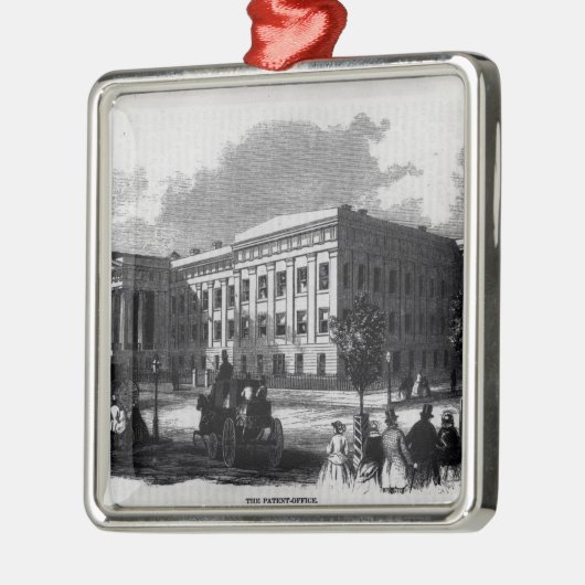 Het Kantoor van het octrooi Metalen Ornament (Links)