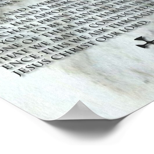 Het kapet van Sint Michael The Archangel. Poster (Hoek)