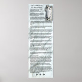 Het kapet van Sint Michael The Archangel. Poster (Voorkant)