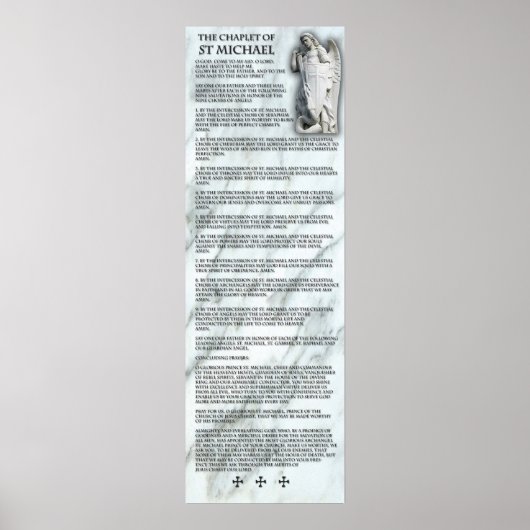 Het kapet van Sint Michael The Archangel. Poster (Voorkant)