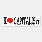 Het kapitalisme is goed bumpersticker (Voorkant)