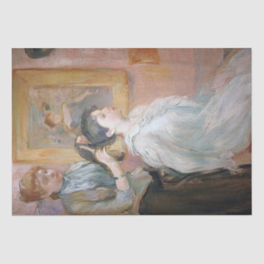 Het kapsel (door Berthe Morisot) Tissuepapier (Voorkant)