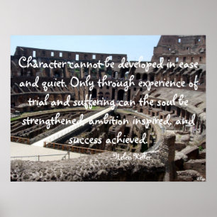 Het karakter kan niet worden ontwikkeld... poster