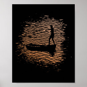 Het Karate Kind Daniel San op boot  Film Poster