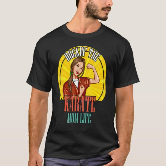 Het Karate Mam-leven dat de Karate M. T-shirt (Voorkant)