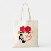 HET KARMA CITAAT TOTE BAG (Achterkant)