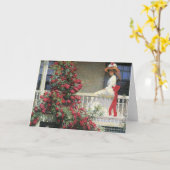 Het karmozijnrode Fijne Art. van de Wandelaar Kaart (Gele Bloem)