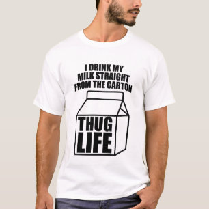 Het Karton van de Melk van het Leven van de T-shirt