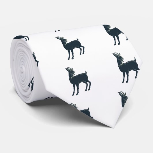 Het karton van het Stropdas van de geitenhouderij (Opgerold)