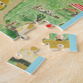 Het Kasteel 🏰 Aan De Zee 🌊 Legpuzzel (Zijkant)