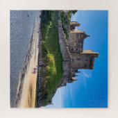 Het kasteel bij het Zee Legpuzzel (Horizontaal)