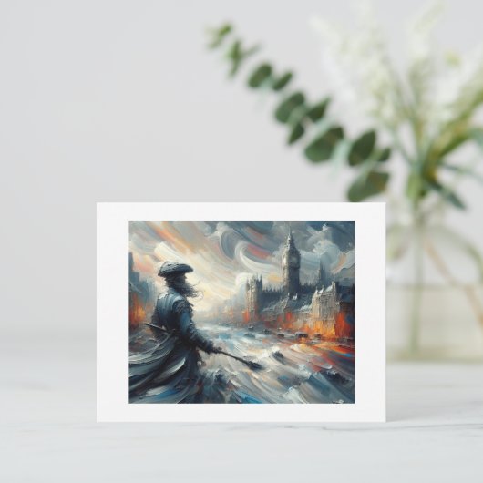 Het kasteel, briefkaart (Staand voorkant)