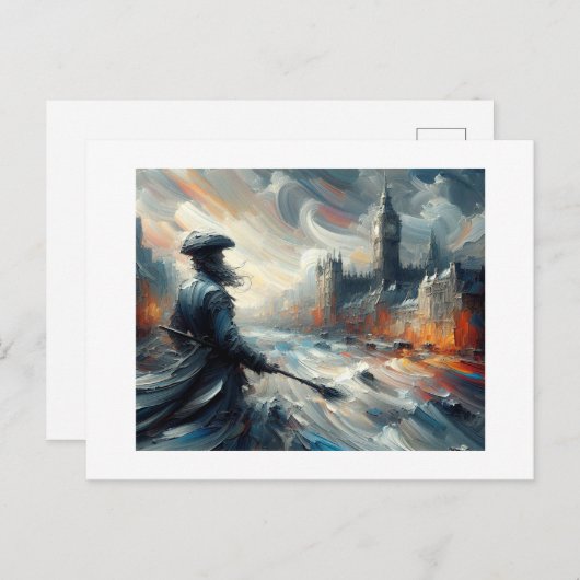 Het kasteel, briefkaart (Voorkant / Achterkant)