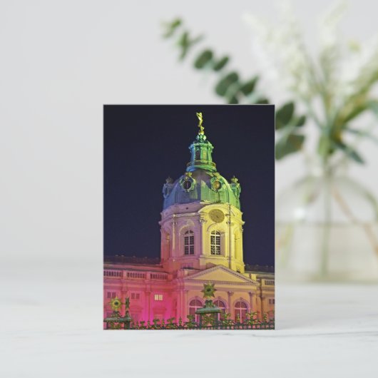 het kasteel Charlottenburg Berlijn Duitsland Briefkaart (Staand voorkant)