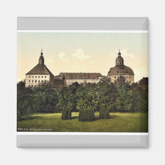 Het kasteel, Gotha, Thüringen, Duitsland zeldzame Magneet (Voorkant)