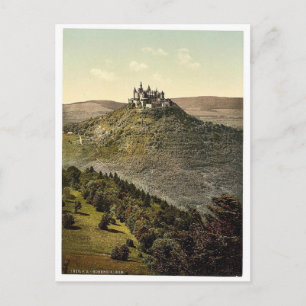 Het kasteel, Hohenzollern, Duitsland, zeldzame Pho Briefkaart