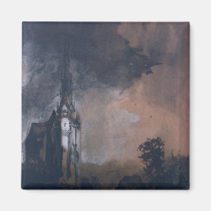 Het kasteel in de maan magneet