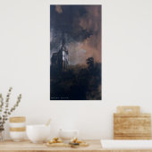 Het kasteel in de maan poster (Keuken)