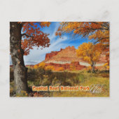 Het kasteel in het nationaal park Capitol Reef, Ut Briefkaart (Voorkant)