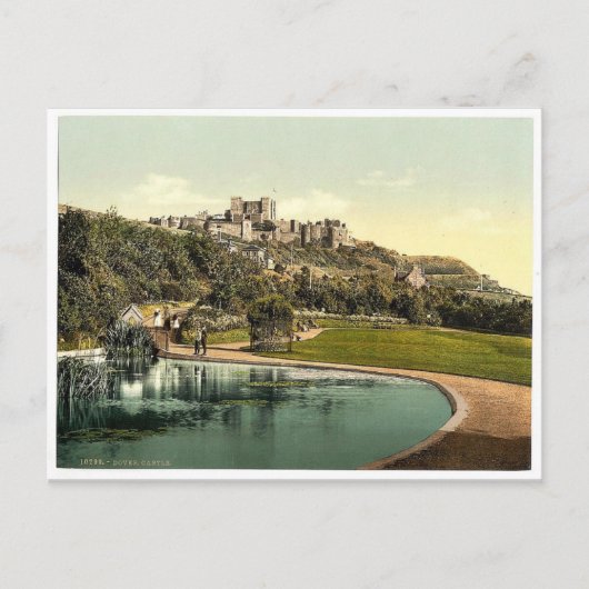 Het kasteel uit het park, Dover, England, Briefkaart (Voorkant)