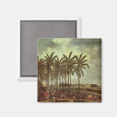 Het kasteel van Batavia, gezien van Kali Besar Magneet (Voorkant / Achterkant)