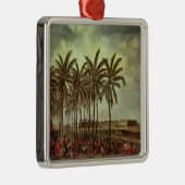 Het kasteel van Batavia, gezien van Kali Besar Metalen Ornament (Rechts)