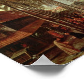 Het kasteel van Batavia, gezien van Kali Besar Poster (Hoek)