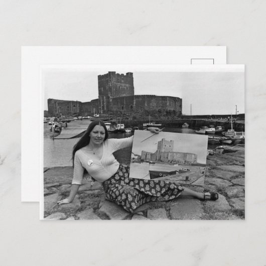 Het Kasteel van Carrickfergus Briefkaart (Voorkant / Achterkant)