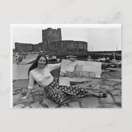 Het Kasteel van Carrickfergus Briefkaart (Voorkant)